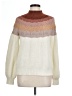 Maurices Color Block Ivory Turtleneck Sweater Size L - photo 1