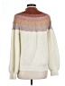 Maurices Color Block Ivory Turtleneck Sweater Size L - photo 2