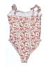 Unbranded Floral White Pink One Piece Swimsuit Size XL - photo 2