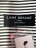 Lane Bryant 100% Polyester Stripes Gray 3/4 Sleeve Blouse Size 26 - 28 Plus - photo 7