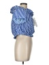 Shein 100% Polyester Blue Short Sleeve Blouse Size 12 - photo 4