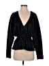 Good American 100% Polyester Black Long Sleeve Blouse Size Sm - Med (1) - photo 1
