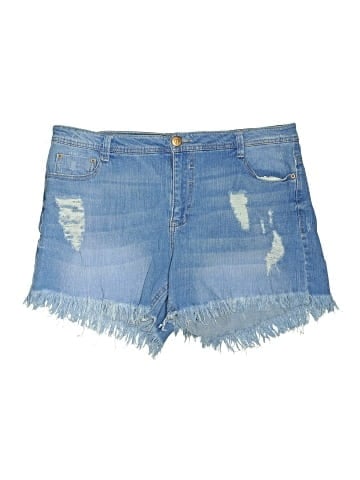 FASHION TO FIGURE Denim Shorts (view 1)