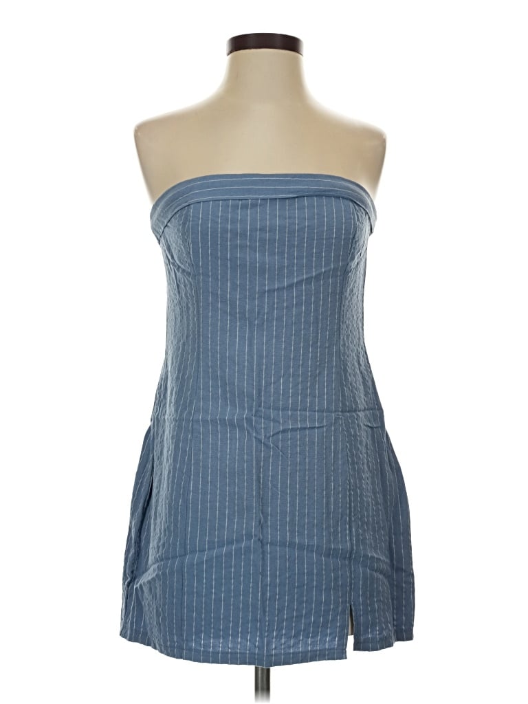 Pre-owned La Hearts Casual Dress In Blue