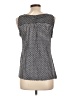 Ann Taylor LOFT 100% Polyester Polka Dots Black Sleeveless Blouse Size M - photo 2