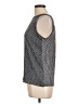 Ann Taylor LOFT 100% Polyester Polka Dots Black Sleeveless Blouse Size M - photo 5