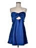 Princess Polly 100% Polyester Blue Cocktail Dress Size 6 - photo 1