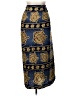 Assorted Brands Paisley Tropical Graphic Animal Print Aztec Or Tribal Print Blue Casual Skirt Size L - photo 1