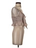Dress Forum 100% Polyester Tan Sleeveless Top Size S - photo 4