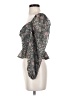 Shein Gray 3/4 Sleeve Blouse Size 2 - photo 5