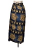Assorted Brands Paisley Tropical Graphic Animal Print Aztec Or Tribal Print Blue Casual Skirt Size L - photo 2