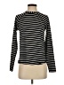 Kona Sol Stripes Black Long Sleeve Top Size S - photo 1