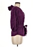 Aligne Purple 3/4 Sleeve Blouse Size UK 10 / US 6 - photo 4