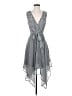 Bar III 100% Polyester Gray Sleeveless Top Size S - photo 1