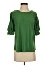 Kim & Cami Green Short Sleeve Blouse Size S - photo 1