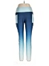 Lily by Firmiana Color Block Blue Active Pants Size L - photo 1