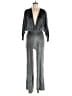Missguided Metallic Silver Jumpsuit Size 6 - photo 1