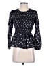 Marine Layer Black Long Sleeve Blouse Size M - photo 1