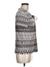 Chico's Tweed Silver Short Sleeve Henley Size Med (1) - photo 4