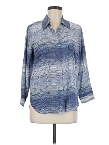 L'Agence 3/4 Sleeve Silk Top (view 1)