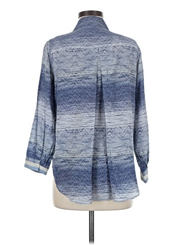 L'Agence 3/4 Sleeve Silk Top (view 2)
