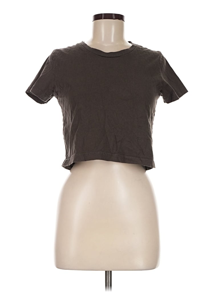 Pre-owned Assorted Brands Short Sleeve T-shirt In Brown