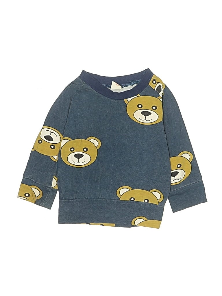 Pre-owned Unbranded Kids' Long Sleeve T-shirt In Blue