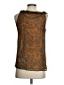 J.Crew 100% Silk Brown Sleeveless Silk Top Size 2 - photo 2