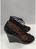 Givenchy Black Leather Strappy Ria Wedges Size EU 38 1/2 - photo 7