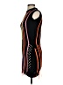 Micas 100% Polyester Graphic Black Cocktail Dress Size S - photo 5