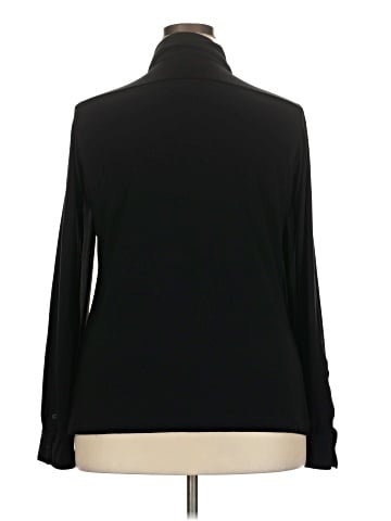 Norma Kamali Long Sleeve Blouse (view 2)