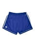 Adidas 100% Polyester Stripes Blue Athletic Shorts Size M (kids) - photo 2