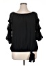 CeCe Black 3/4 Sleeve Blouse Size XL - photo 1