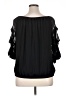 CeCe Black 3/4 Sleeve Blouse Size XL - photo 2