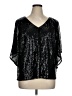 Roz & Ali 100% Polyester Black 3/4 Sleeve Blouse Size 1X - photo 1
