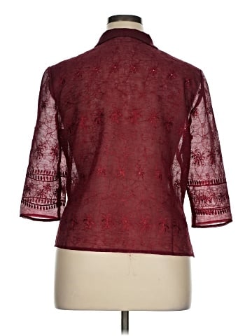 Coldwater Creek 3/4 Sleeve Button-Down Shirt (view 2)