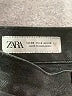 Zara 100% Cotton Chevron-herringbone Black Jeans Size 4 - photo 7