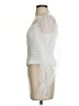 Peach 100% Polyester White 3/4 Sleeve Blouse Size S - photo 5