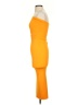 Prettygarden Color Block Orange Cocktail Dress Size XS - photo 5