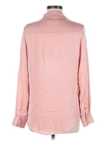 Quince Long Sleeve Silk Top (view 2)