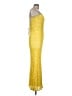 Scala Yellow Cocktail Dress Size L - photo 4