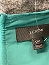 J.Crew 100% Polyester Chevron-herringbone Teal Cocktail Dress Size 00 - photo 7
