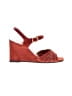 VANELi 100% Leather Red Wedges Size 5 (narrow) - photo 1