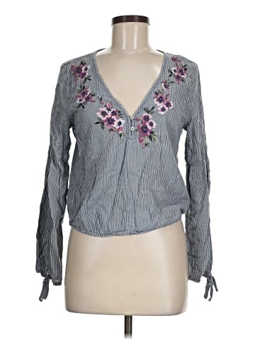Abercrombie & Fitch Long Sleeve Blouse (view 1)