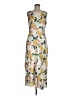 Sam Edelman 100% Polyester Tropical Yellow Casual Dress Size 8 - photo 1