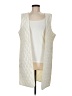 Banana Republic 100% Polyester Ivory Vest Size Med Petite - photo 1