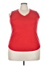 Fashion Bug Red Sleeveless T-Shirt Size 22/24W - photo 1