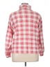 Jason Maxwell Checkered-gingham Red Long Sleeve Blouse Size XL - photo 2