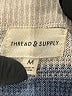 Thread & Supply Stripes Ivory Pullover Sweater Size M - photo 7