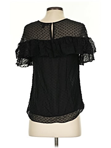 J.Crew Short Sleeve Silk Top (view 2)